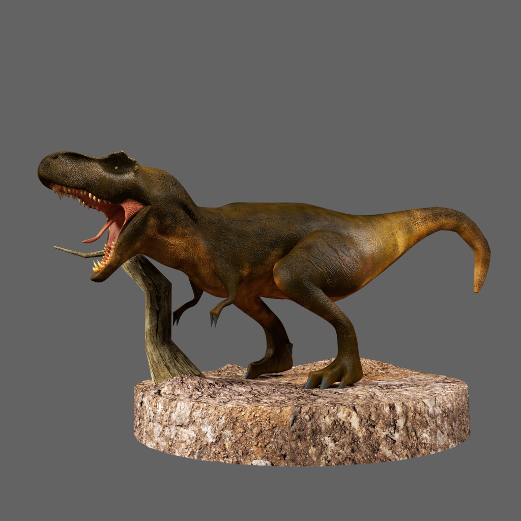 T-rex ,(fully rigged) preview image 2